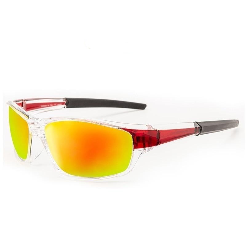 Óculos de sol Esportivo Translúcido Lentes Polarizadas