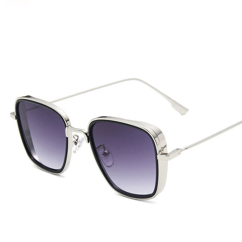 Óculos de sol Vintage Kanye Silver