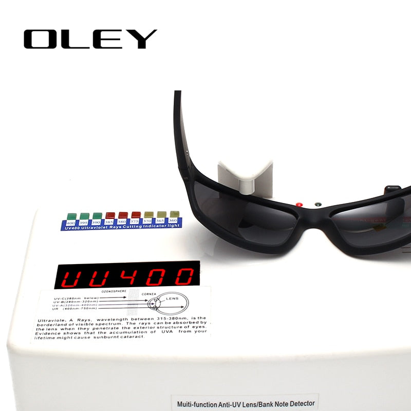 Óculos de sol masculino esportivo polarizado Oley
