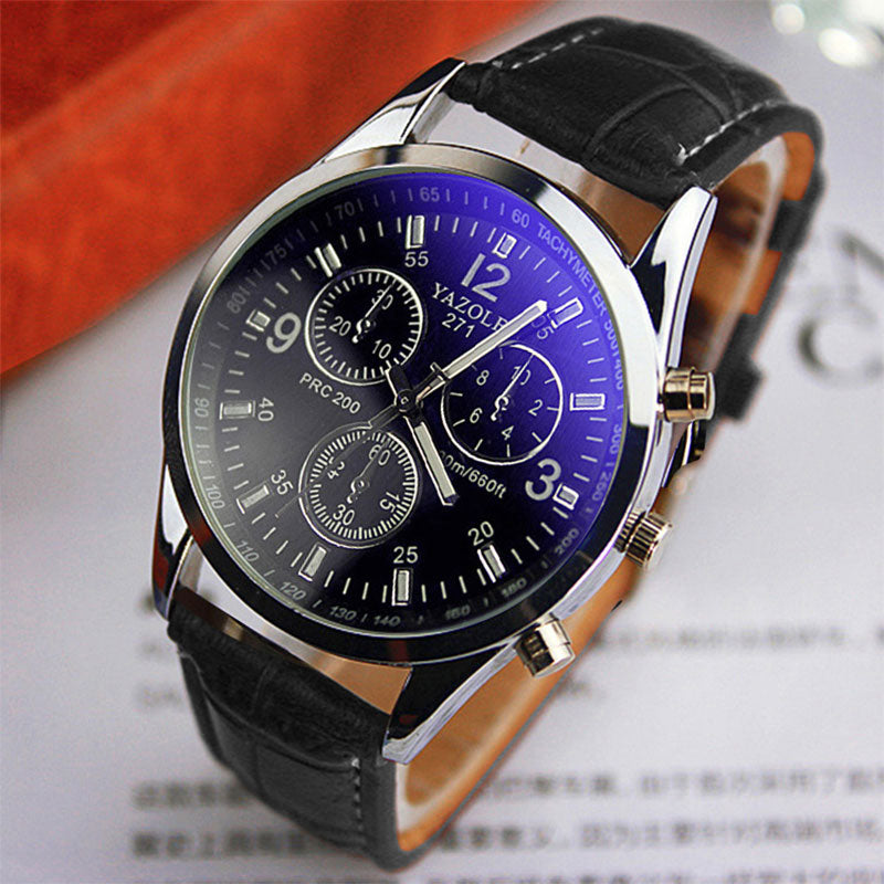 Relógio Moscou masculino clássico analógico pulseira de couro