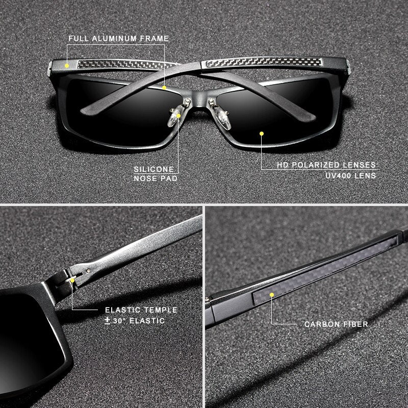 Óculos de sol Execute Kingseven polarizado design quadrado