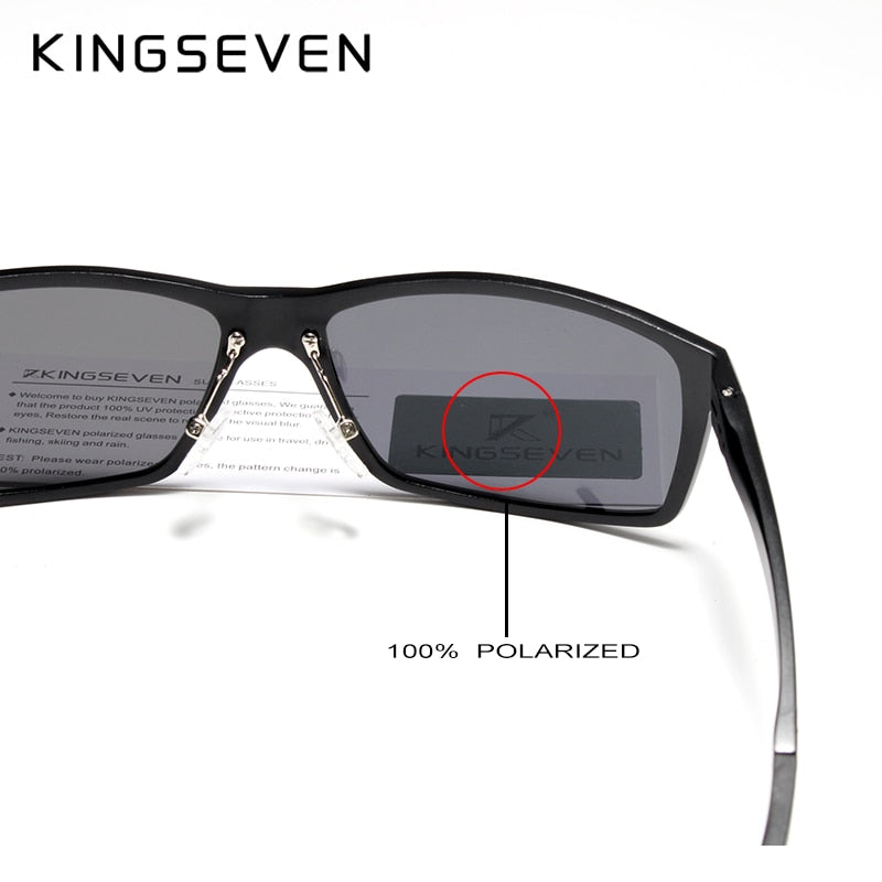 Óculos de sol Execute Kingseven polarizado design quadrado