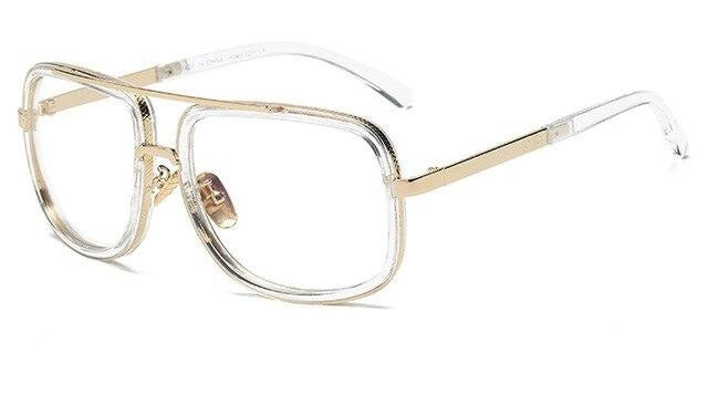 Óculos de sol Luxury Celebrity Lente Transparente