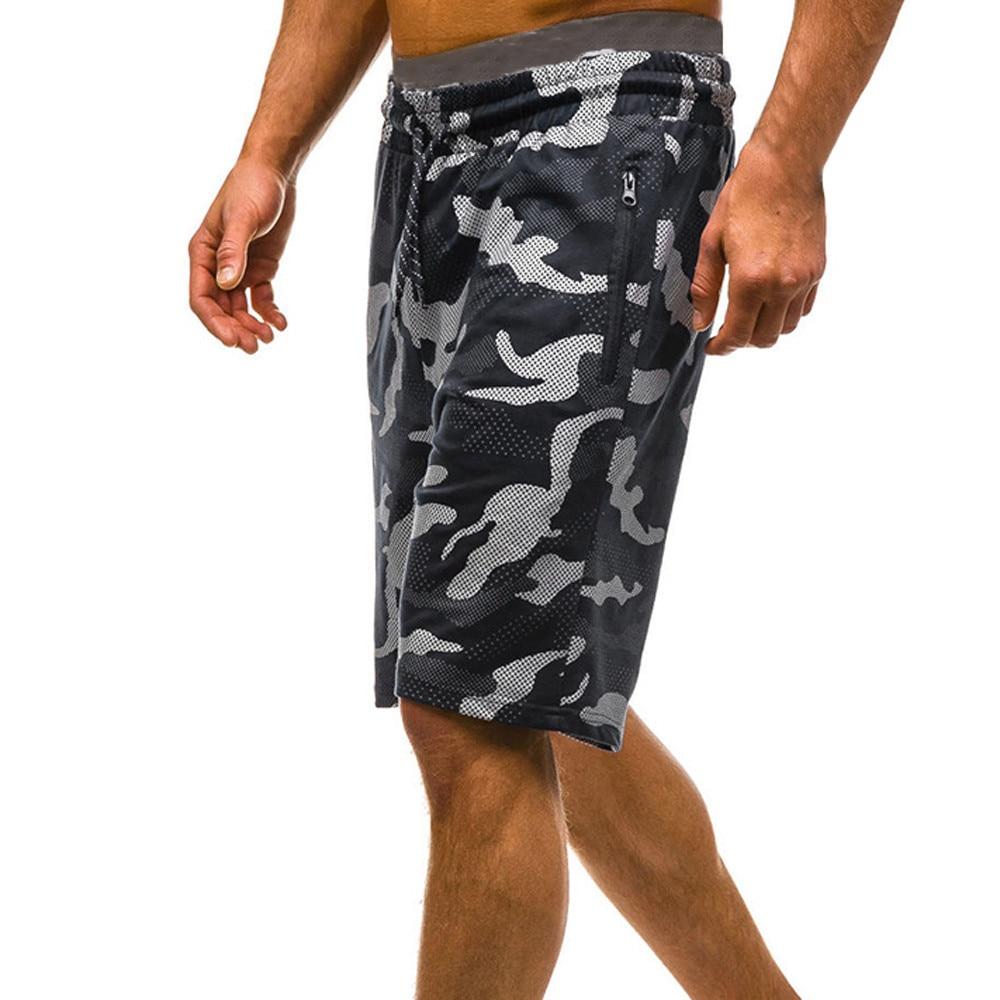 Bermuda Holle masculina sarja camuflada com bolso